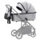 Люлька на коляску CARRELLO Alfa CRL-6507/1 Feather Grey /1/,  код товара: CRL-6507/1 Feather Grey